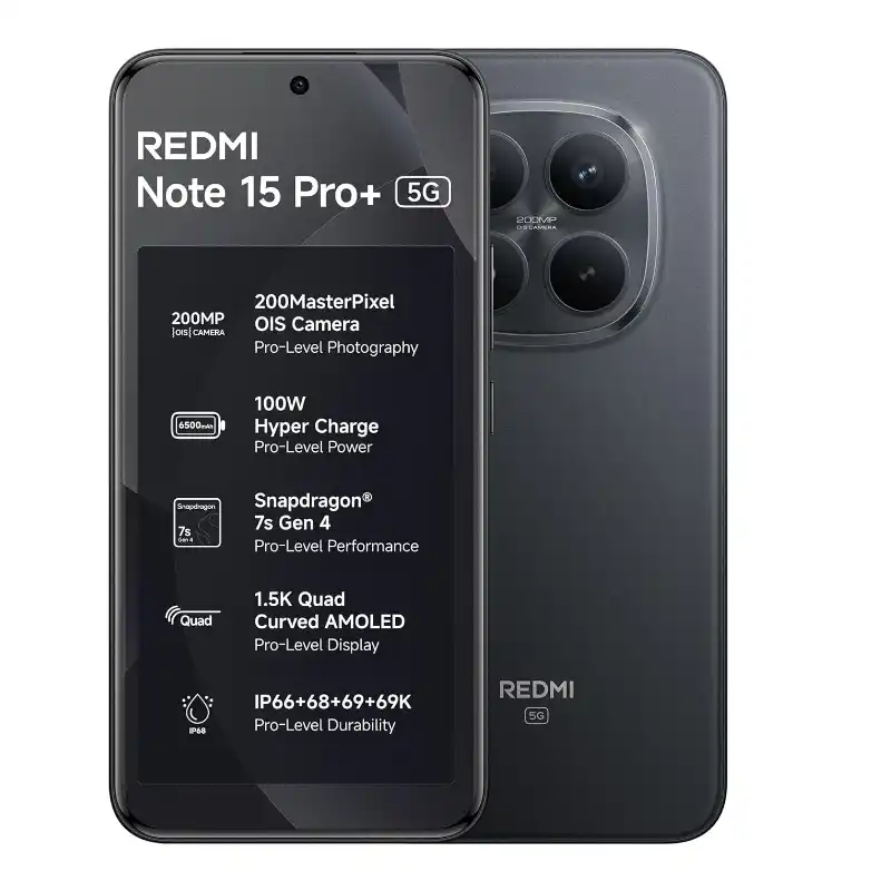 Xiaomi REDMI Note 15 Pro+ 5G 12GB+512GB | Free Headphones